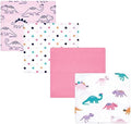 Hudson Baby Unisex Baby Cotton Flannel Receiving Blankets, CuteASaurus, One Size by HudsonBaby