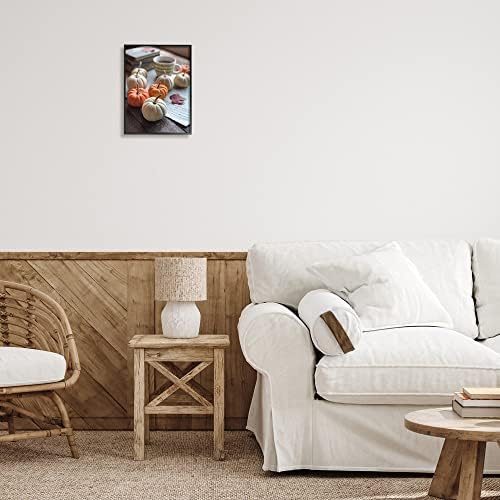 Cozy Pumpkin Harvest Coffee Mug, 11 x 14 Inch Framed Giclée Print - Image 3