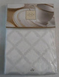 Lenox Laurel Leaf Tablecloth, White - 70"W x 122"L by Lenox
