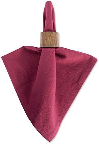 DII Solid Napkin Set Collection, 20x20, Wine, 6 Piece - Image 4