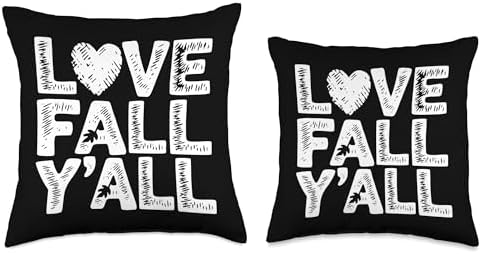Love Fall Y'all, Family Thanksgiving Friends Giving Throw Pillow - Image 3