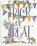 Spellbound Trick or Treat, 11 x 14 Inch Mounted Print on Wall Plaque