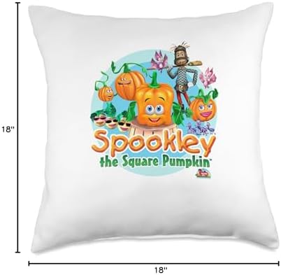 Spookley the Square Pumpkin Group Throw Pillow