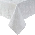 Laura Ashley Raised Embroidered Tablecloth, 60" x 120", Snowflake Silver by LauraAshley
