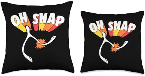Oh Snap Funny Thanksgiving Turkey Wishbone Wish Bone Throw Pillow - Image 3