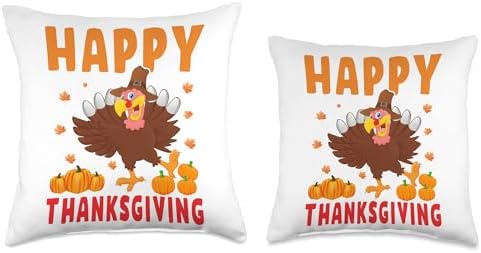 Happy Thanksgiving Throw Pillow - Image 3