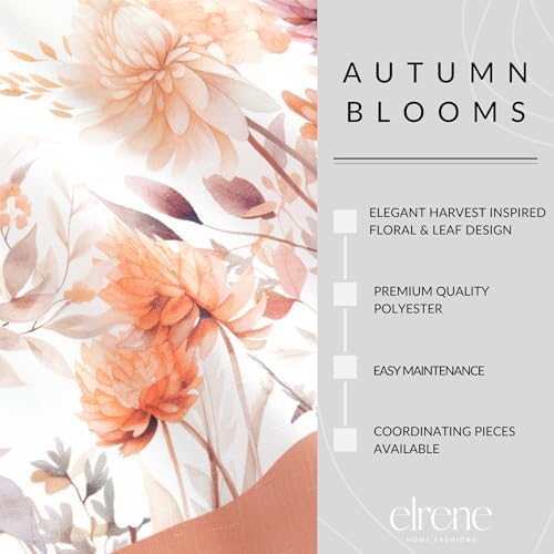 Autumn Blooms Napkins, Set of 4, Multicolor - 17" W x 17" L - Image 3