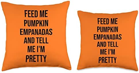 Pumpkin Empanadas Funny Thanksgiving 2022 Throw Pillow - Image 3