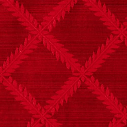 Lenox Laurel Leaf Tablecloth, Red - 70" W x 70" L Round - Image 3