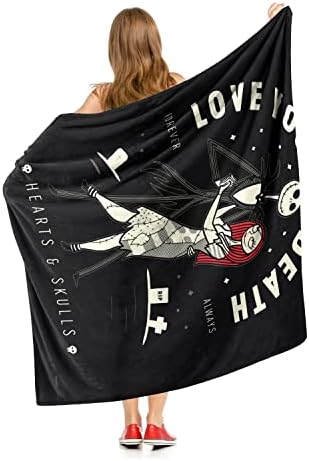 Northwest Nightmare Before Christmas Silk Touch Throw Blanket, 50" x 60", Love 2 Death