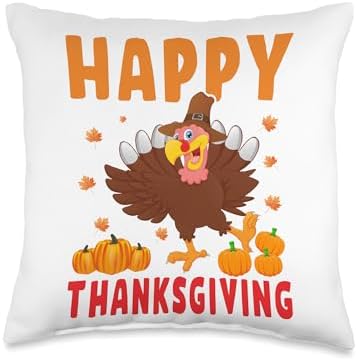 Happy Thanksgiving Throw Pillow by Unknown