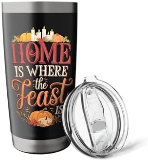 Home Where The Feast Is Thanksgiving Stainless Steel Insulated Tumbler - Image 5