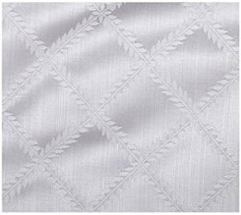 Lenox Laurel Leaf Tablecloth, Platinum - 70"W x 86"L - Image 2