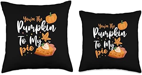 You're the Pumpkin To My Pie Thanksgiving Couples Matching Throw Pillow - Image 3