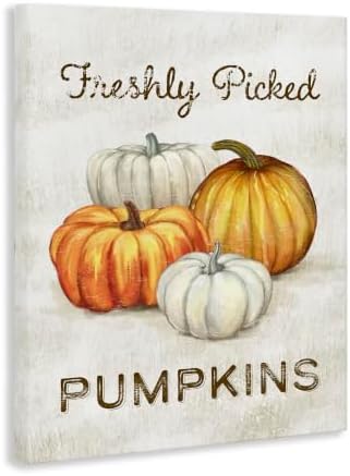 Stupell Industries Pumpkin Harvest Floral, 30 x 40 Inch Canvas Wall Art - Image 2