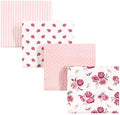 Hudson Baby Unisex Baby Cotton Flannel Receiving Blankets, Rose, One Size by HudsonBaby