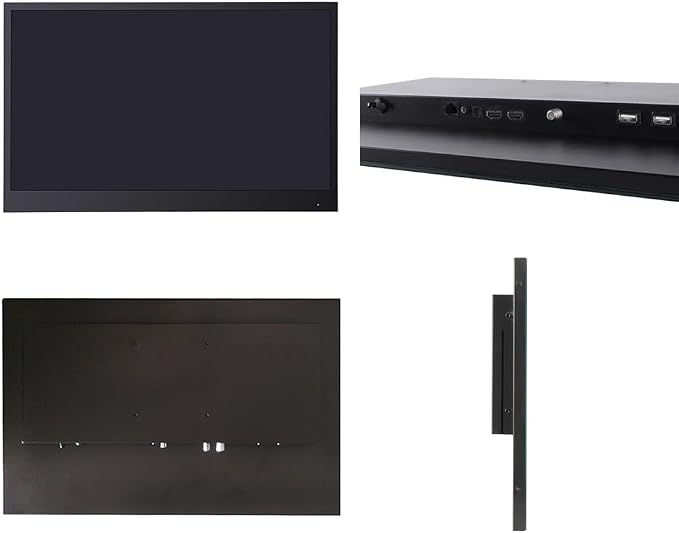 Soulaca 27 inches Black Color Smart Bathroom Waterproof IP66 LED TV Android DTV (ATSC) Built-in WiFi Bluetooth IP66 Android Waterproof New Model
