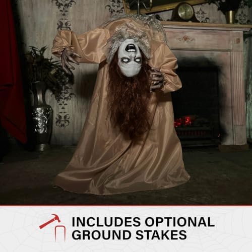 Haunted Hill Farm 3.4-Ft. Animatronic Possessed Backbend Lady