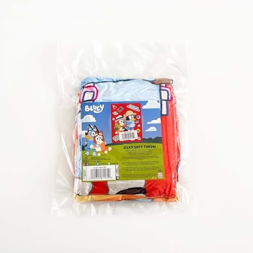 Northwest Bluey Silk Touch Throw Blanket, 46" x 60", Road Trip
