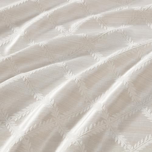 Lenox Laurel Leaf Tablecloth, Platinum - 70" W x 86" L Oval - Image 3