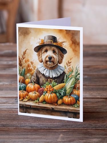 Caroline's Treasures Goldendoodle Dogs Blank 5x7 Note Cards Set of 8 - Image 2