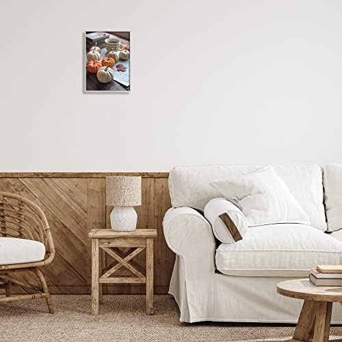 Cozy Pumpkin Harvest Coffee Mug, 11 x 14 Inch Framed Giclée Print - Image 3