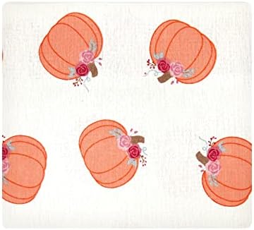Hudson Baby Unisex Baby Cotton Flannel Receiving Blankets, Cutest Pumpkin, One Size - Image 3