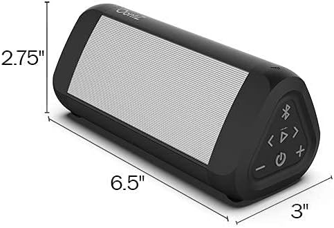 Cambridge Soundworks OontZ Angle 3 Ultra, 5.0 Bluetooth Speaker, White,14 Watts, Hi-Quality Sound & Bass, 100 Ft Wireless Range, IPX7 Waterproof Plus Official OontZ Bluetooth Speaker Carry Case