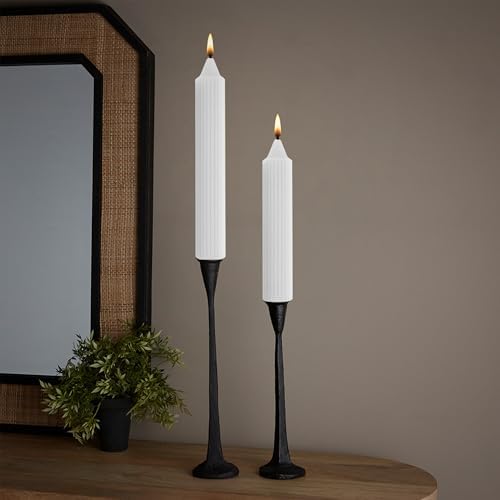 Root 4-Count Unscented Grecian Collenette Candles, 7-Inch, White - Image 2