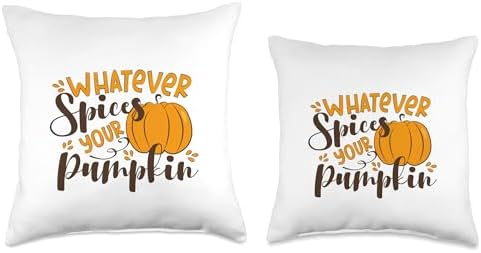 Whatever Spices Your Pumpkin Funny Thanksgiving Dinner Adult Throw Pillow - Image 3