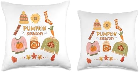 Pumpkin Season Autumn Thanksgiving Fall Pumpkin Throw Pillow - Image 3