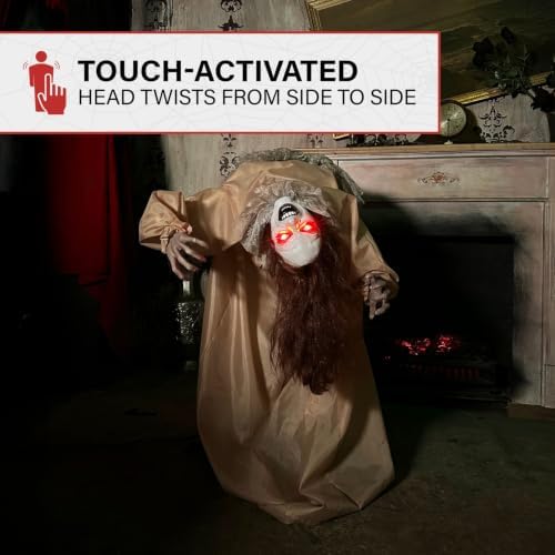 Haunted Hill Farm 3.4-Ft. Animatronic Possessed Backbend Lady