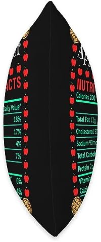 Apple Cobbler Nutrition Facts Thanksgiving Christmas Dinner Throw Pillow - Image 2