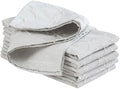 Laura Ashley Set of 6 Raised Embroidered Napkins, Snowflake Silver by LauraAshley