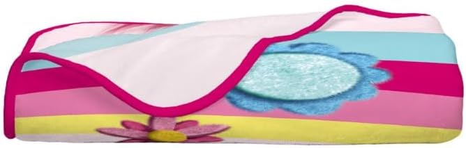 DreamWorks Trolls 2 Kids Bedding Super Soft Plush Micro Raschel Blanket, 62 in x 90 in, (Officially Licensed Product) By Franco