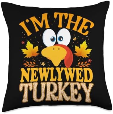 Thanksgiving Turkey I'm The Newlywed Matching Throw Pillow by Unknown