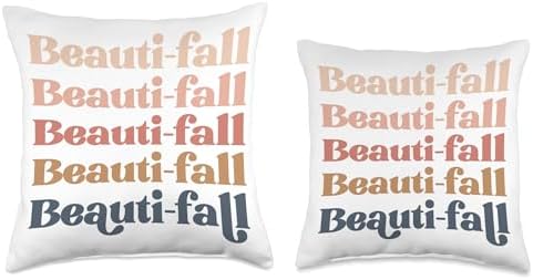 Beautiful Fall beauti-fall autumn harvest love Thanksgiving Throw Pillow - Image 3