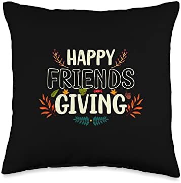 Funny Cute Thanksgiving Vintage Throw Pillow by Unknown