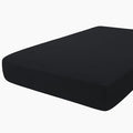 hyha Milk Silk Couch Cushion Covers, Soft Magic Sofa Covers Washable for 3 Cushion Couch, Stretch Sectional Outdoor Cushion Covers for Patio Furniture with Elastic Bottom(Large, Black)