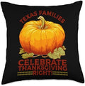 Thanksgiving Day Family Reunion Outfit Thanksgiving Throw Pillow by Unknown
