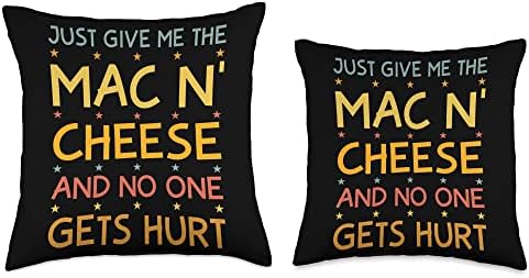 Thanksgiving Just Give Me Mac'n'Cheese Thankful Throw Pillow - Image 3