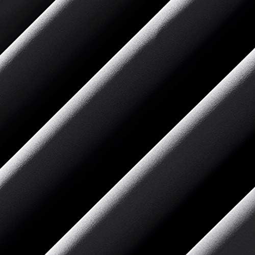 Sun Zero Oslo Theater Grade Extreme Total Blackout Rod Pocket Curtain Panel, 52" x 84", Coal