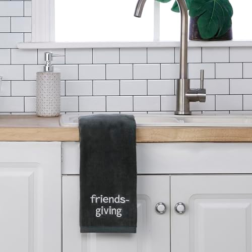 SKL Home Thanksgiving/Fall Friendsgiving Hand Towel Set-2pc, Dark Green - Image 5