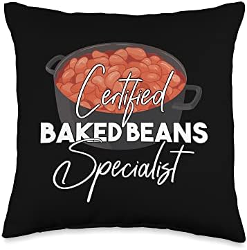 Baked Beans Specialist - National Baked Bean Day Throw Pillow by Unknown