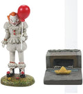 Department 56 Snow Village Accessories Halloween IT Chapter Two Pennywise and the S.S. Georgie Figurine Set, 3.75 Inch, Multicolor
