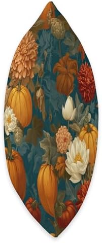 Vintage Autumn Flower Fall Pumpkin Thanksgiving Fall Themed Throw Pillow - Image 2