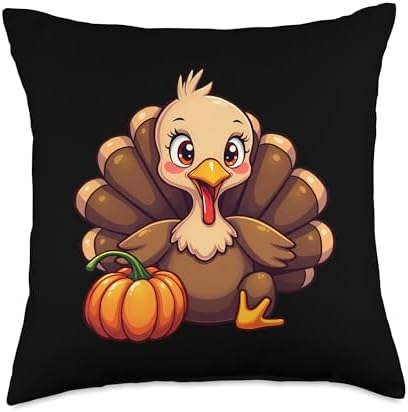 Baby Turkey Thanksgiving Turkey Thanksgiving Turkey Baby Throw Pillow by Unknown
