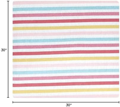 Hudson Baby Unisex Baby Cotton Flannel Receiving Blankets, Modern Rainbow, One Size - Image 7