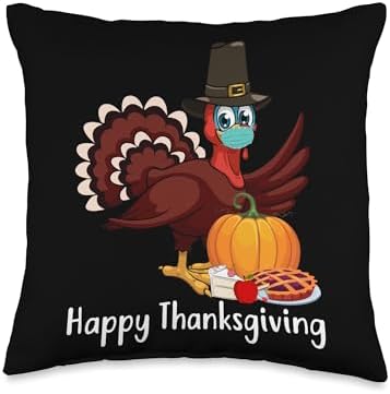 Happy Thanksgiving Throw Pillow by Unknown