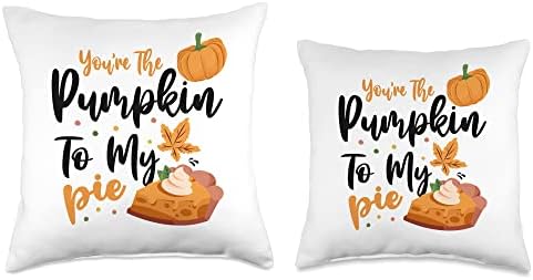 You're the Pumpkin To My Pie Thanksgiving Couples Matching Throw Pillow - Image 3